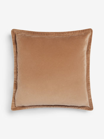 Washed Velvet Coffee Cushion