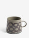 Circular Pattern Stoneware Mug