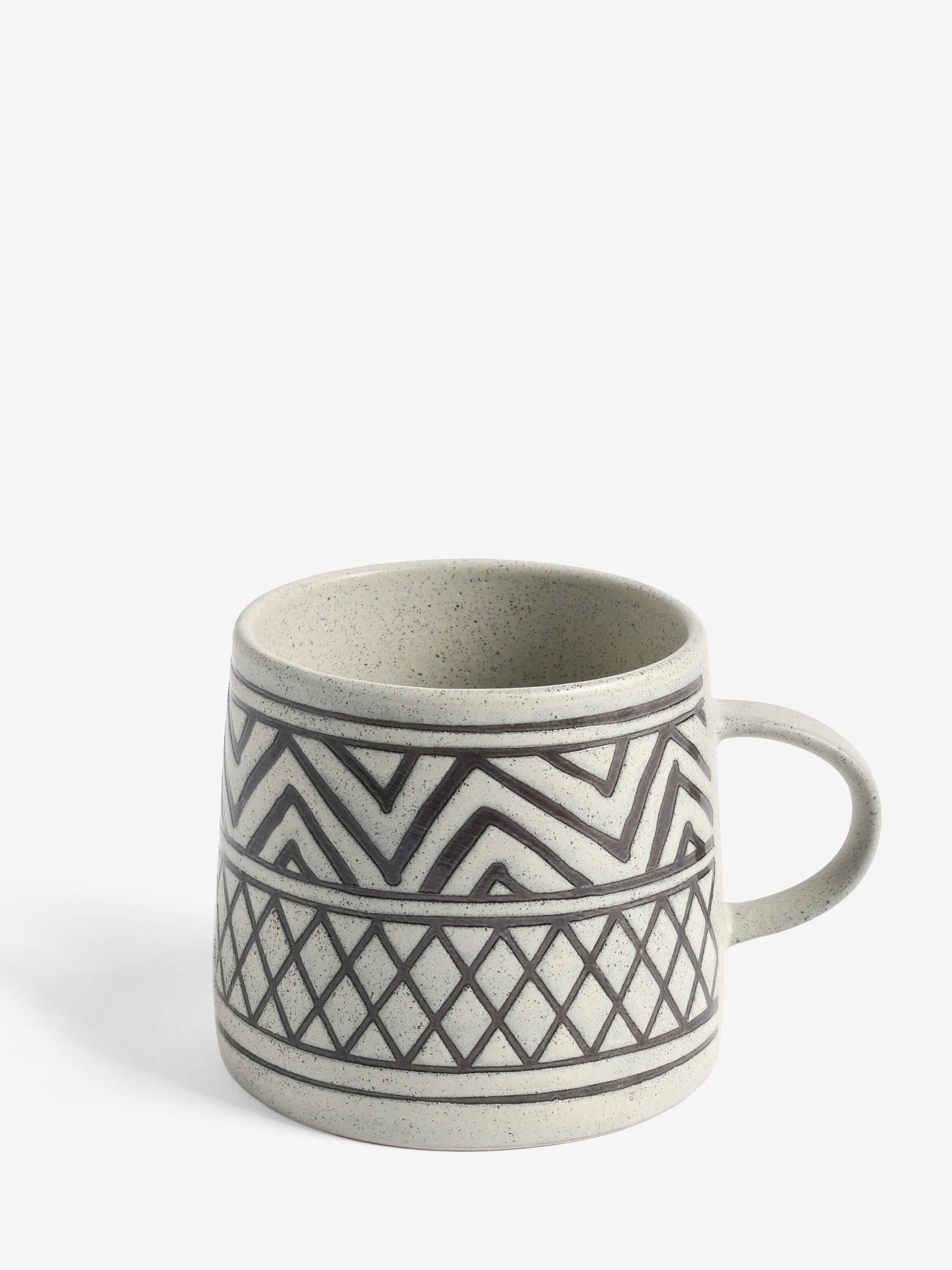Aztec Pattern Stoneware Mug