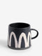 Paint Brushstroke Pattern Stoneware Mug