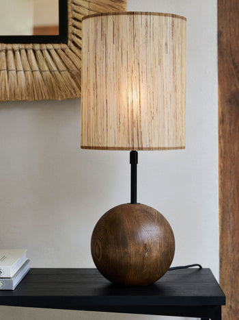 Wood Kinsha Table Lamp