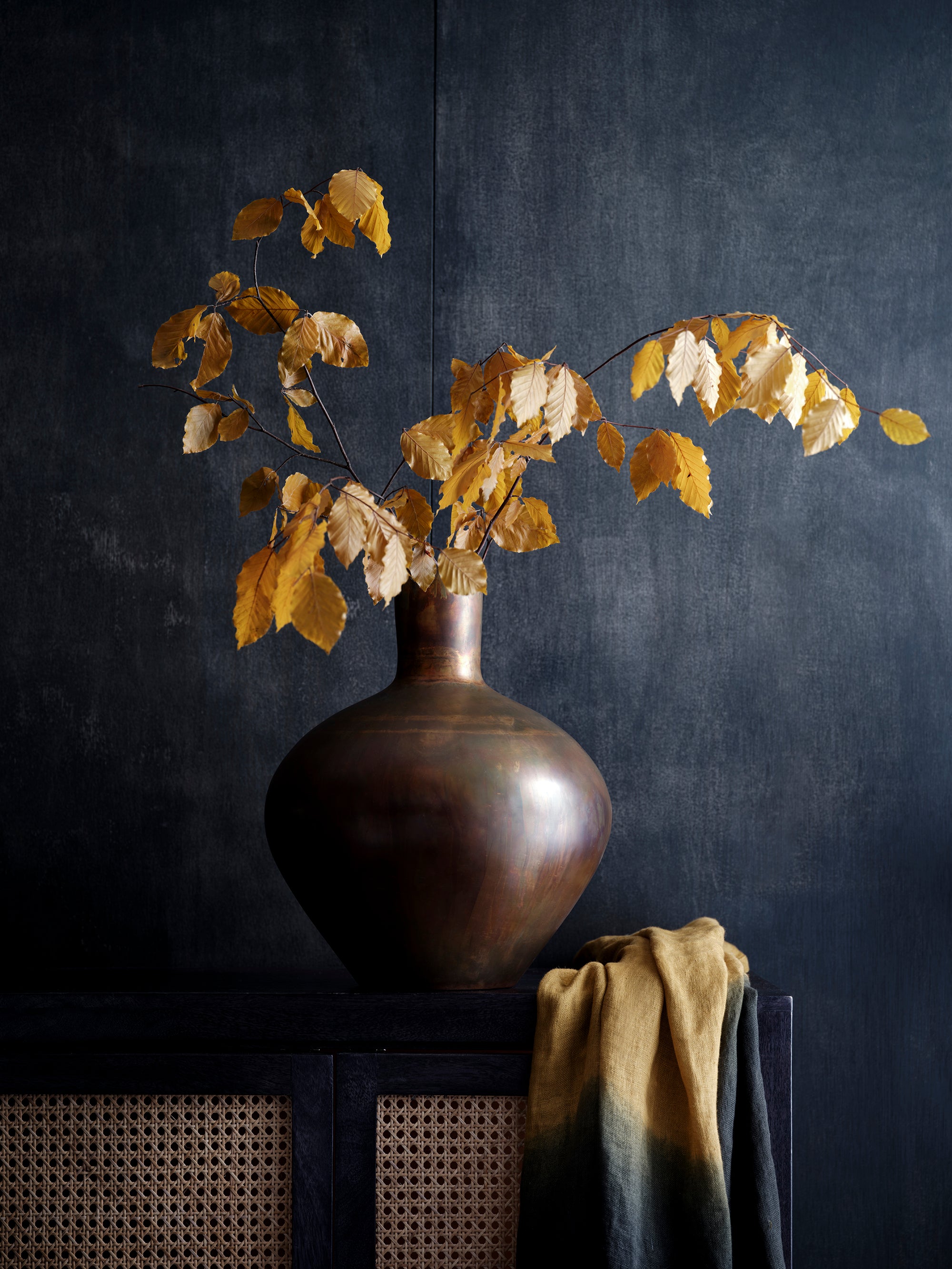 Molten Copper Vase