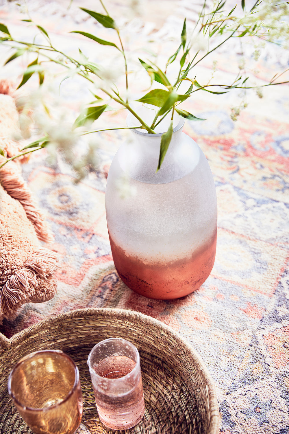 Copper Ombre Vase Multi French Connection UK