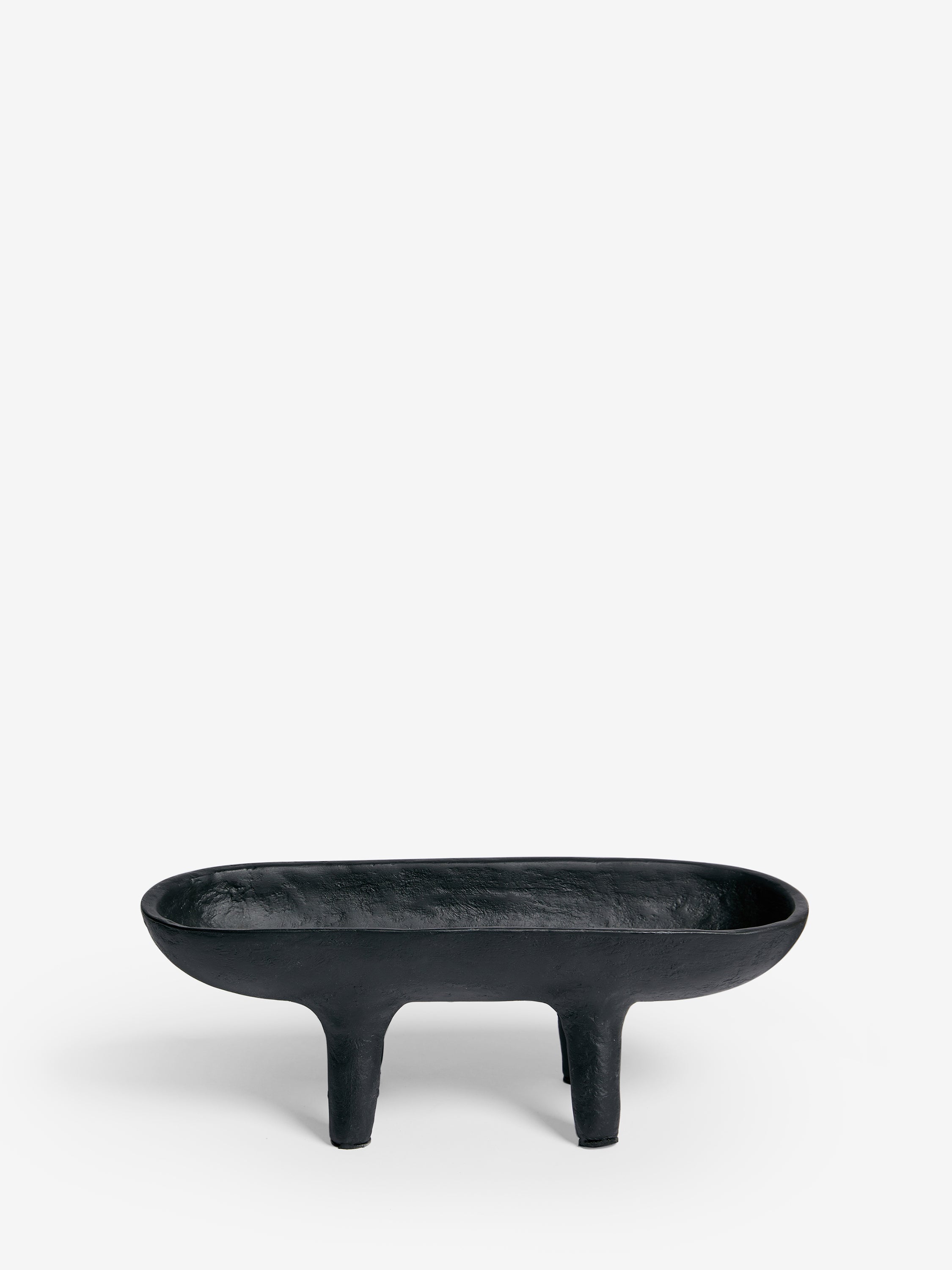 Papier Mache Footed Bowl