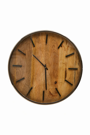 Large Wooden Clock