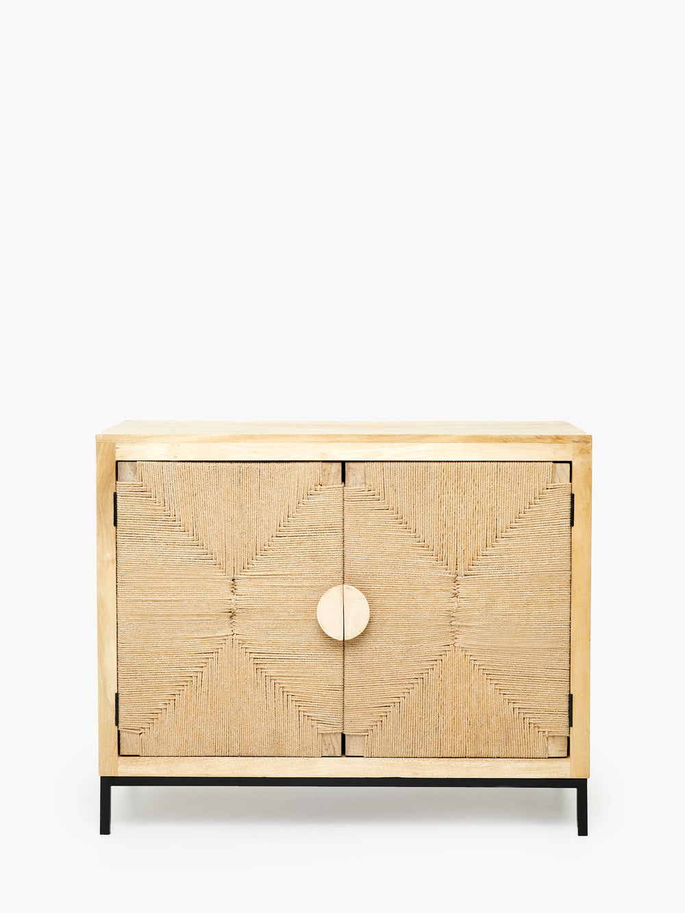 Bunai Two Door Cabinet Natural French Connection UK