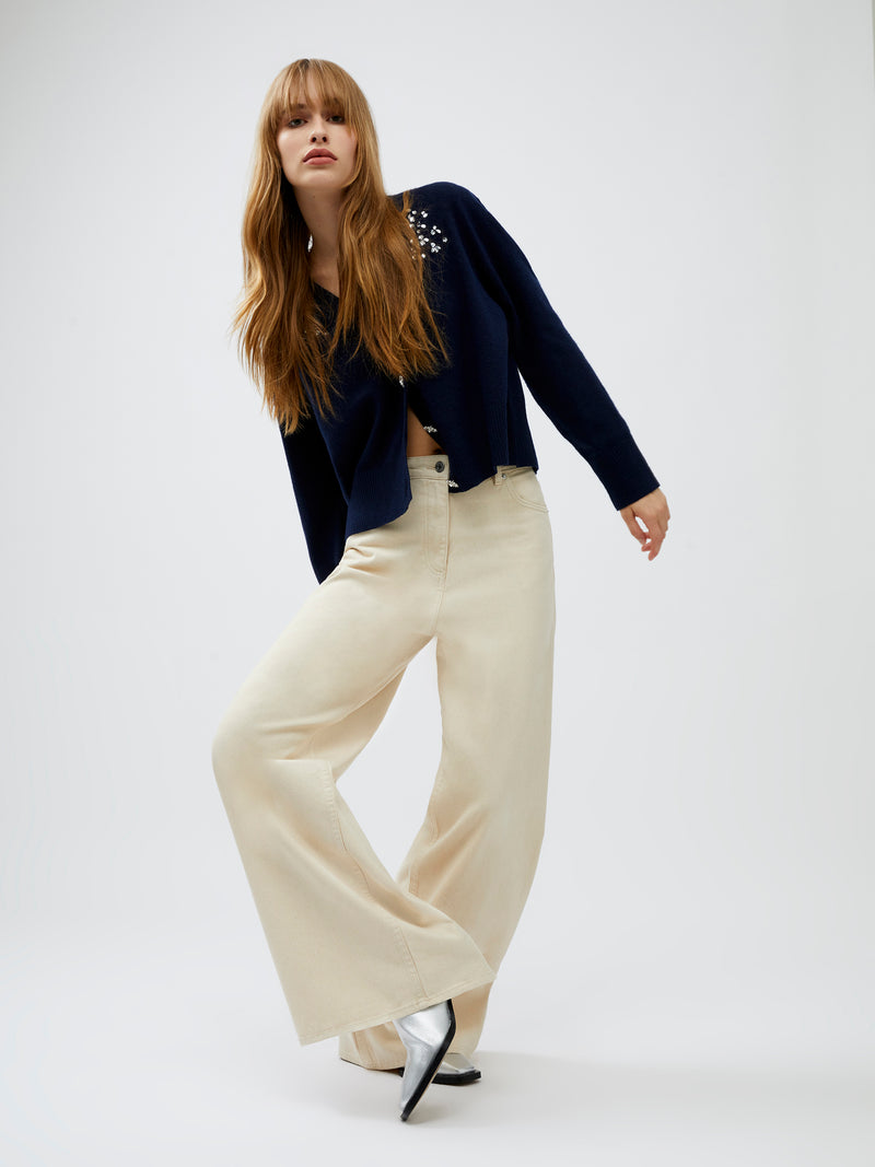 French connection best sale wide leg jeans