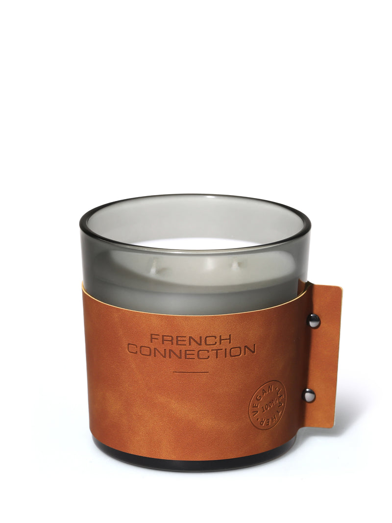 Sandalwood & Cedar Vegan Leather Candle