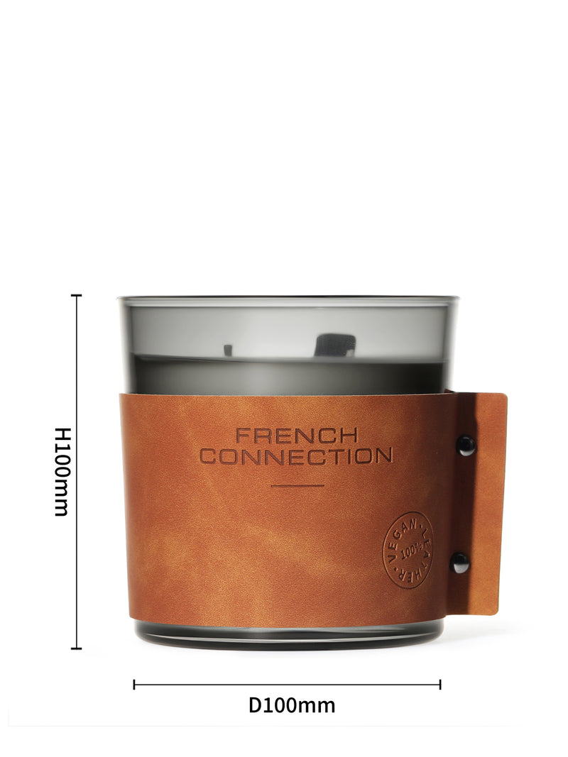 Sandalwood & Cedar Vegan Leather Candle
