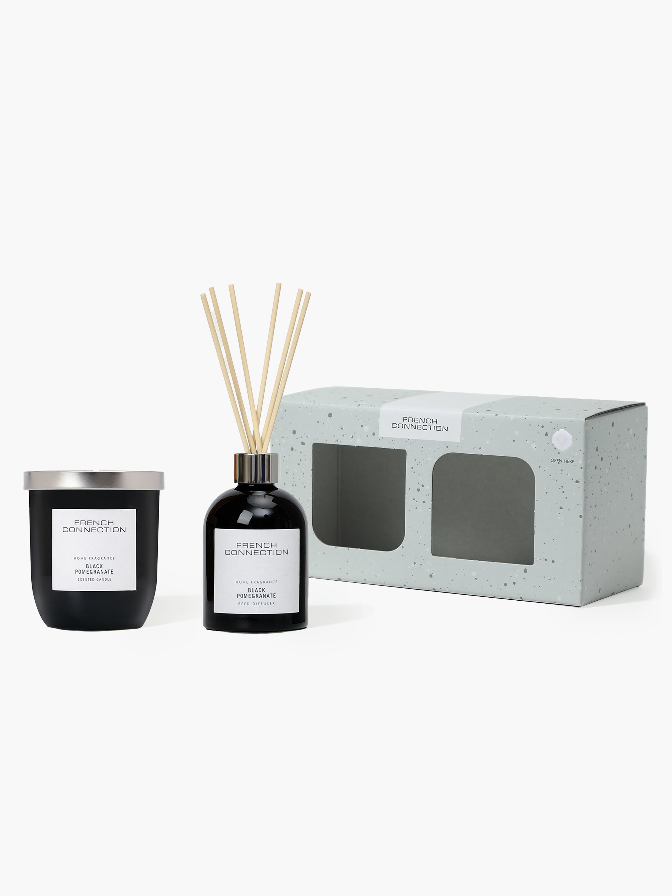 Black Pomegranate Classic Candle & Diffuser Set