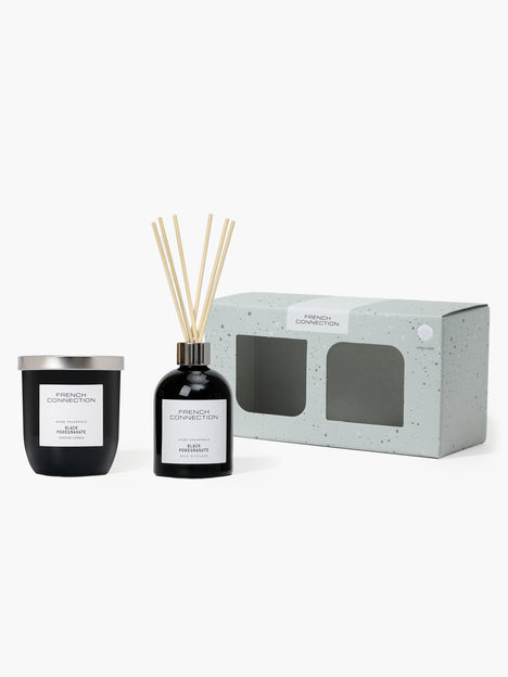 Black Pomegranate Classic Candle & Diffuser Set