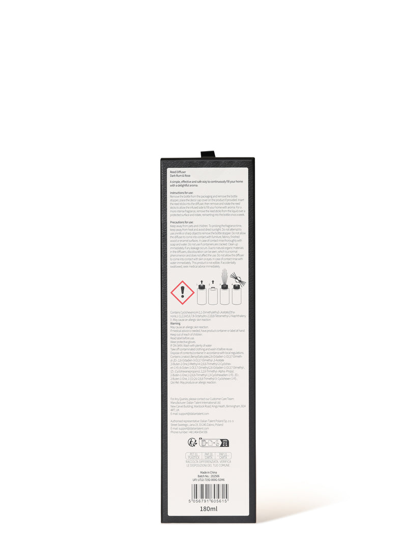 Dark Rum & Rose Vegan Leather Diffuser