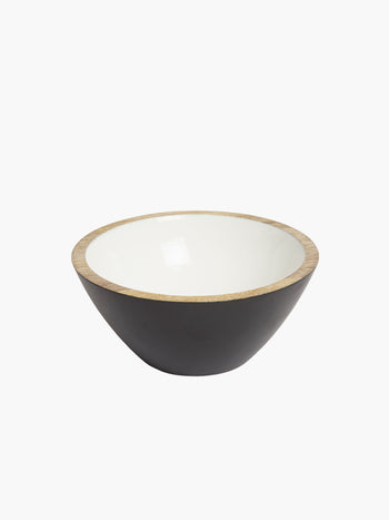 Yin Yang Small Wooden Bowl