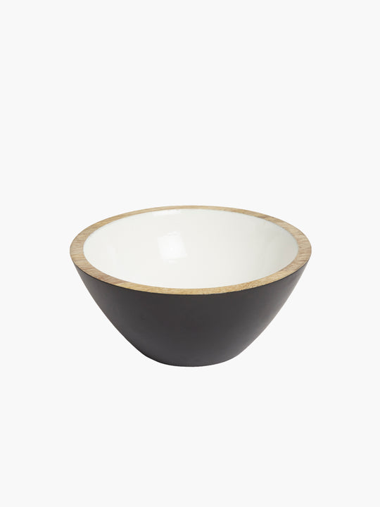 Yin Yang Small Wooden Bowl