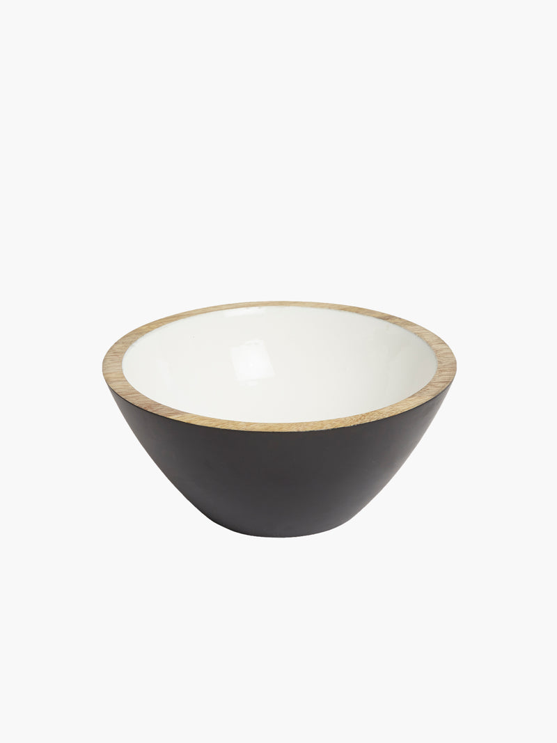 Yin Yang Small Wooden Bowl