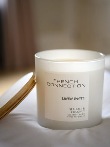 Linen White Serenity 322g Candle