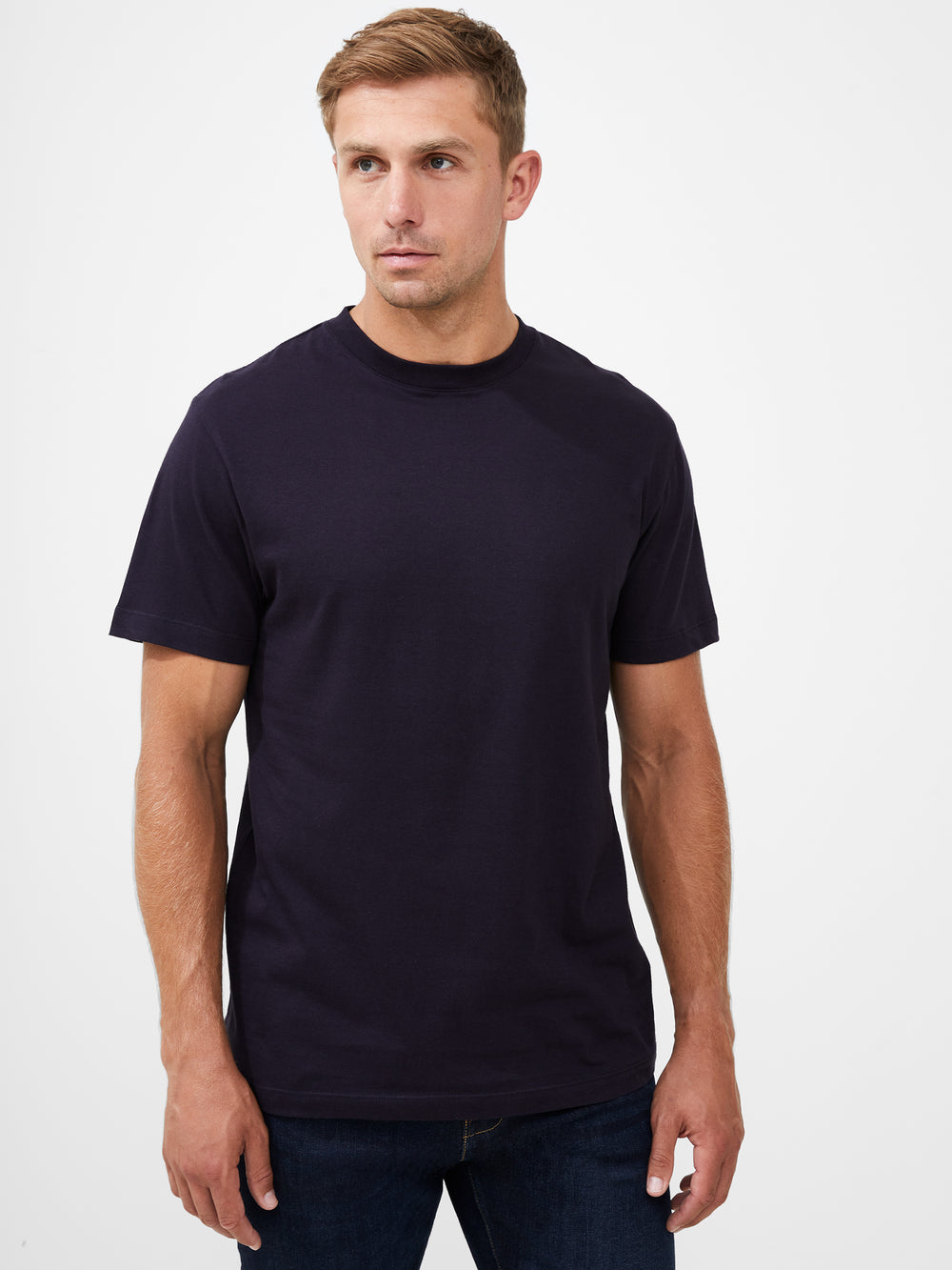 Organic Cotton Classic T-Shirt Utility Blue | French Connection UK