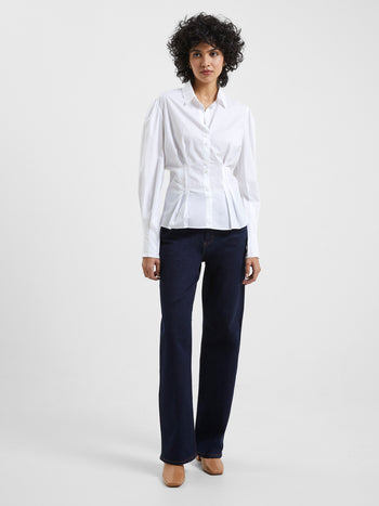 Rhodes Pleated Poplin Shirt