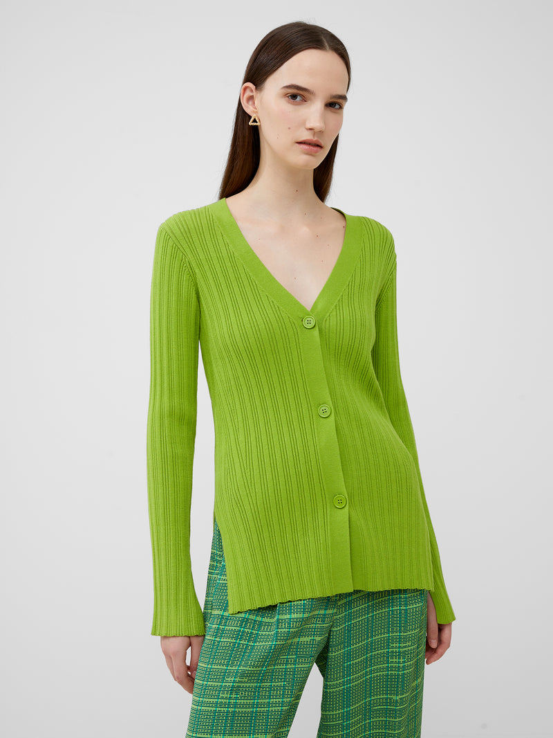 Leonora Recycled Cardigan Wasabi | French Connection UK