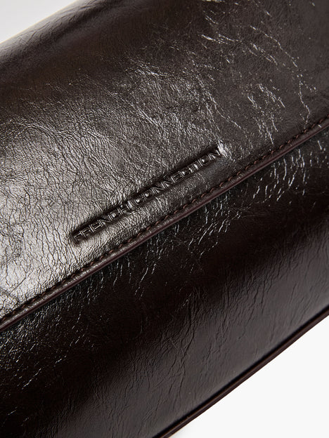 Patent Flap Shoulder Bag