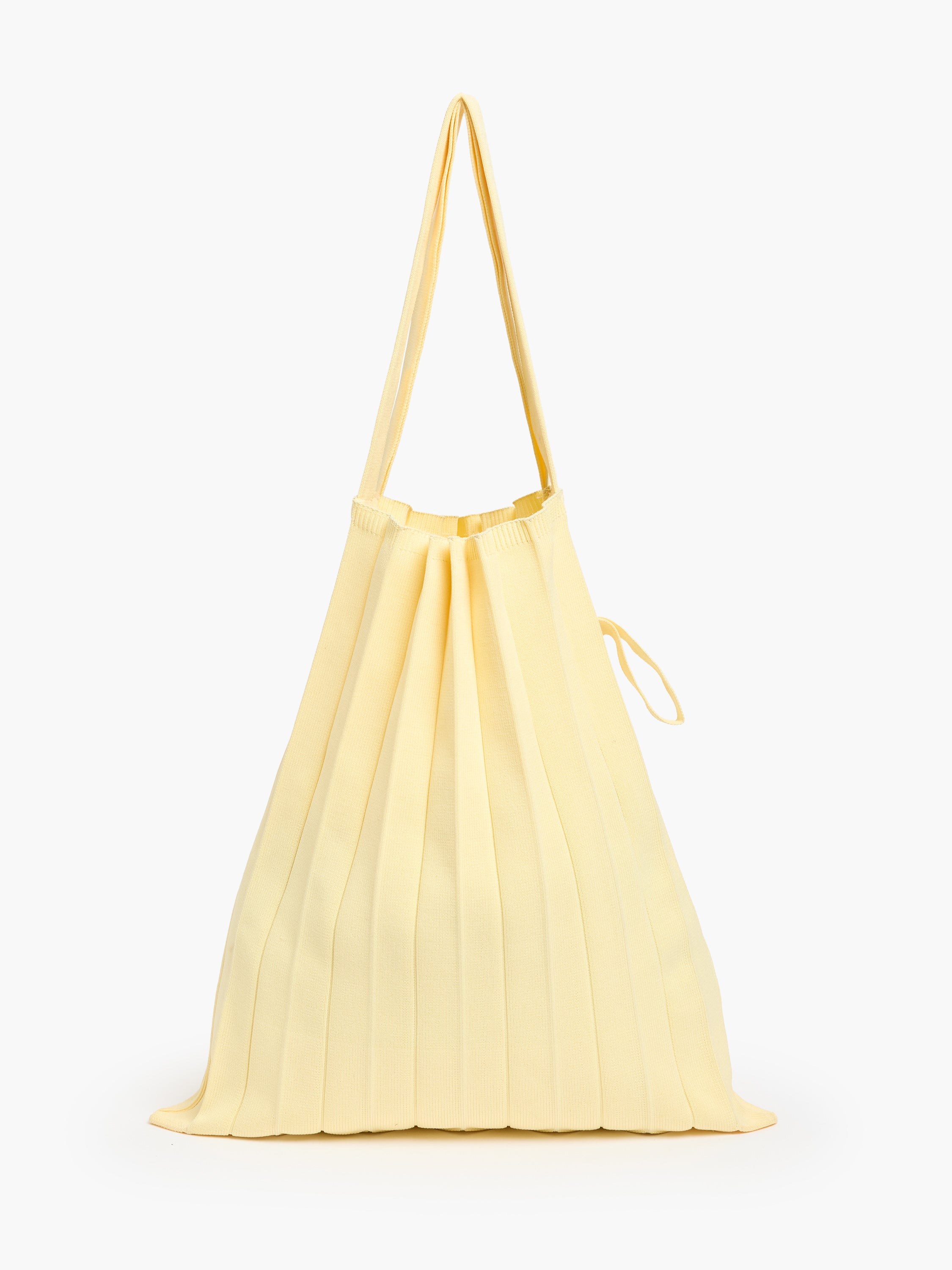 Pleated Packable Tote Bag