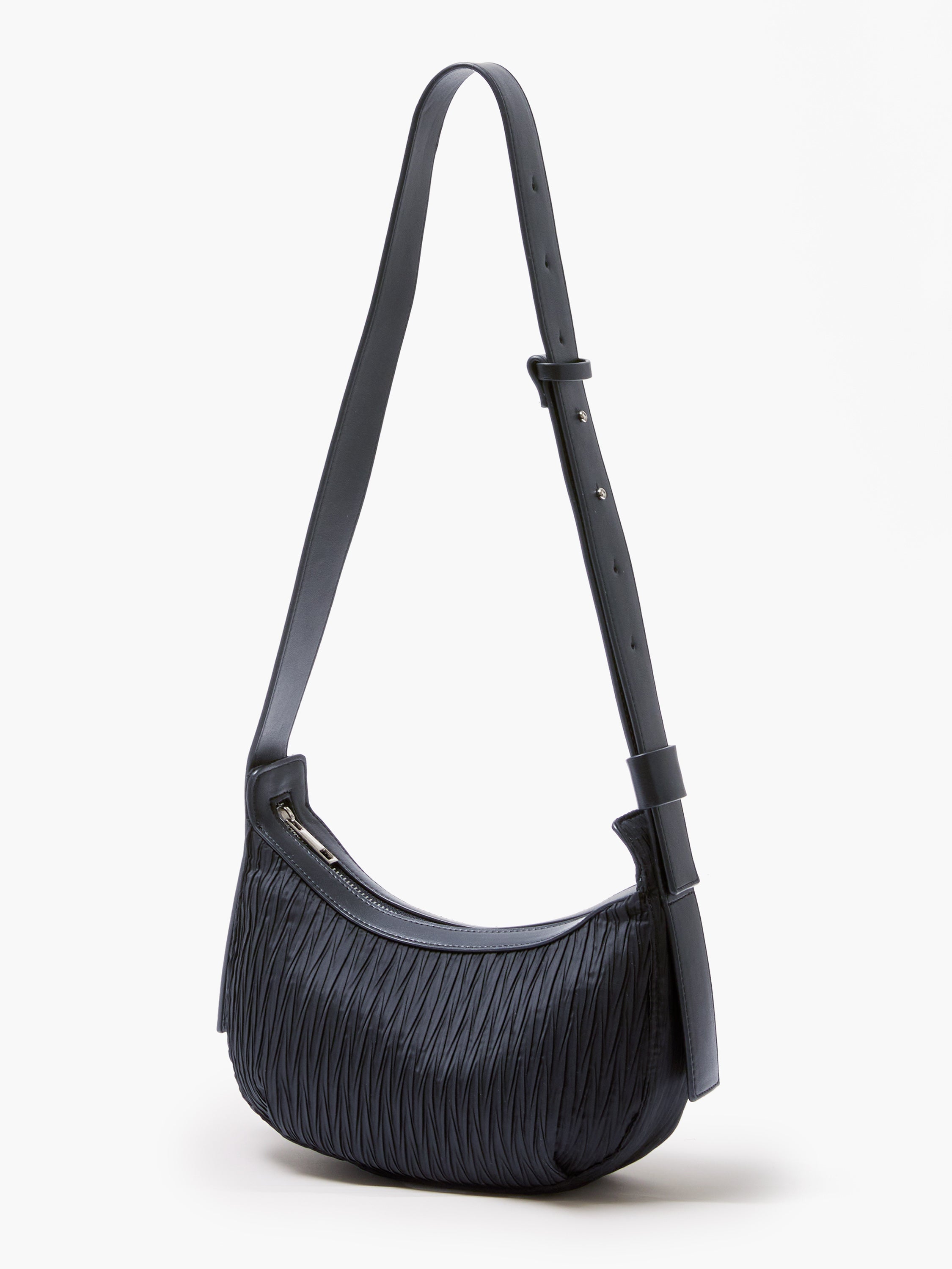 Plisse Crossbody Bag