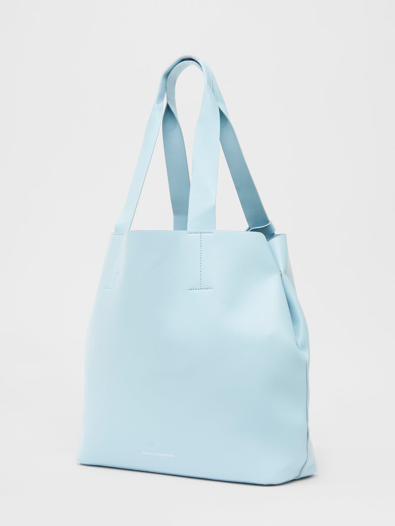 Structured Tote Bag Light Blue | French Connection UK