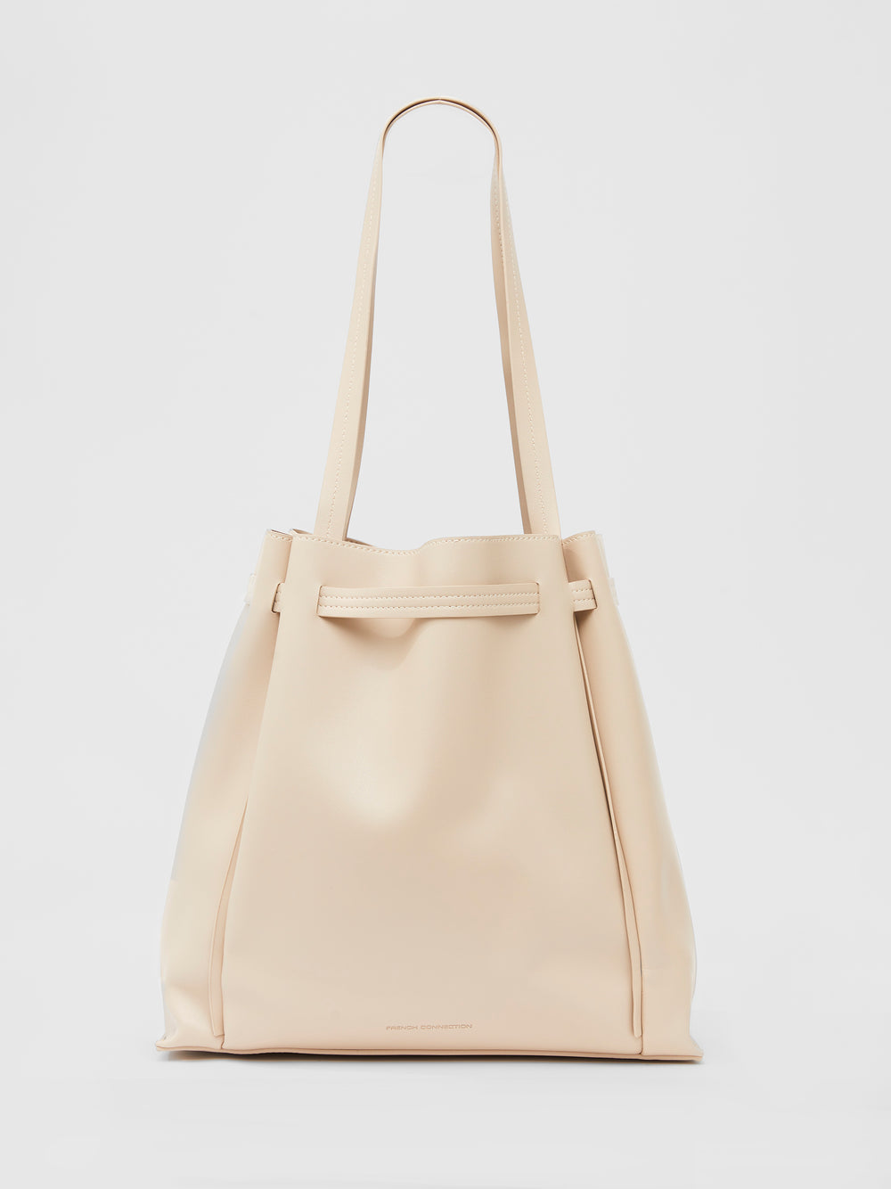 Knotted Tote Bag Oat French Connection UK