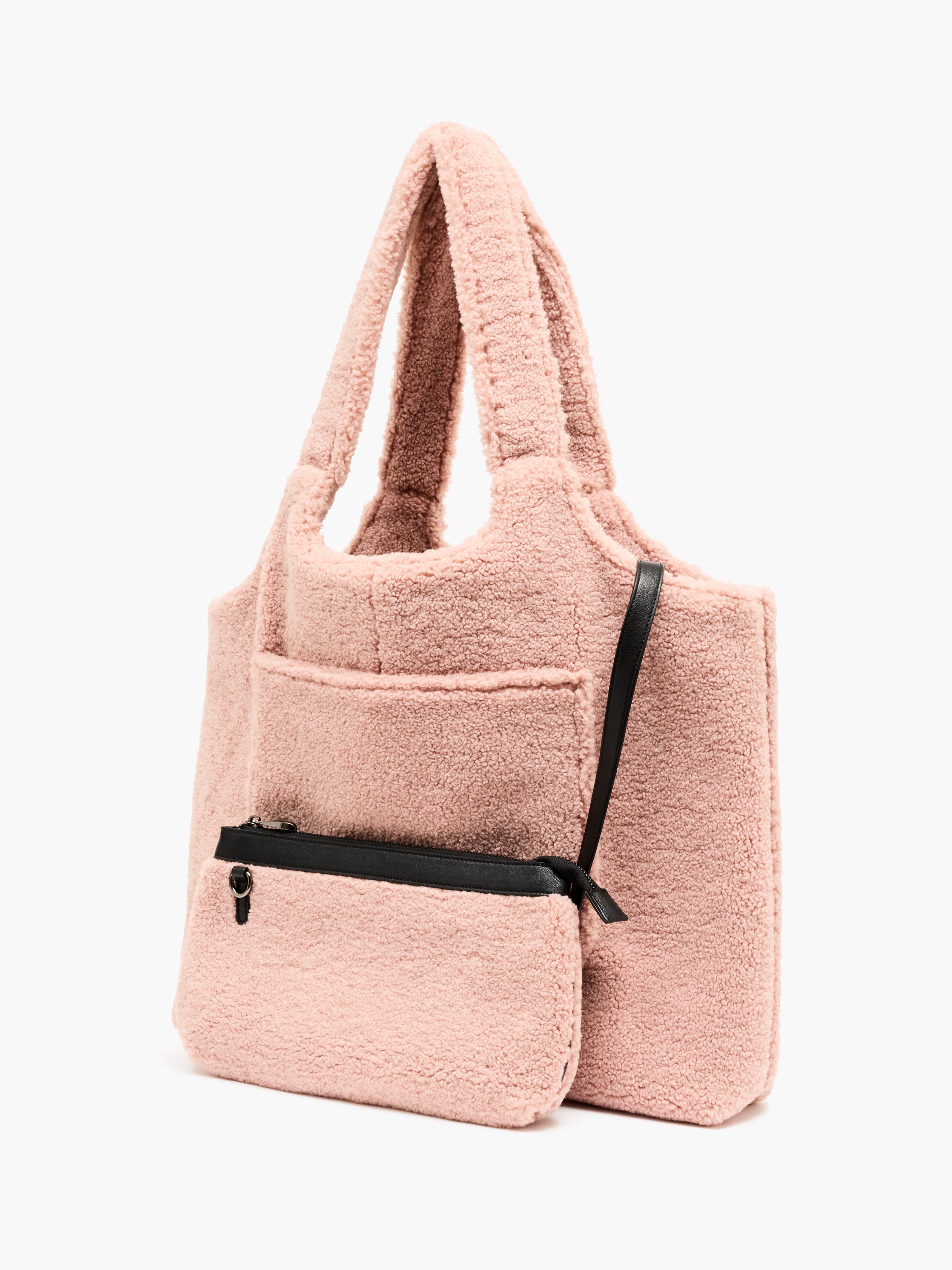 Borg Shopper Bag with Pouch