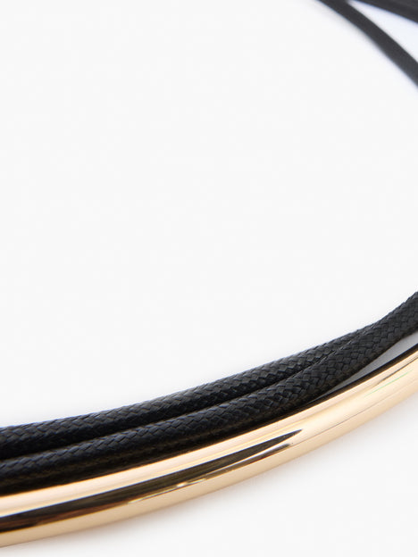 Tubular Tie Belt