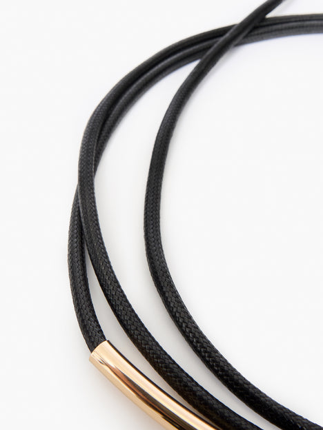 Tubular Tie Belt