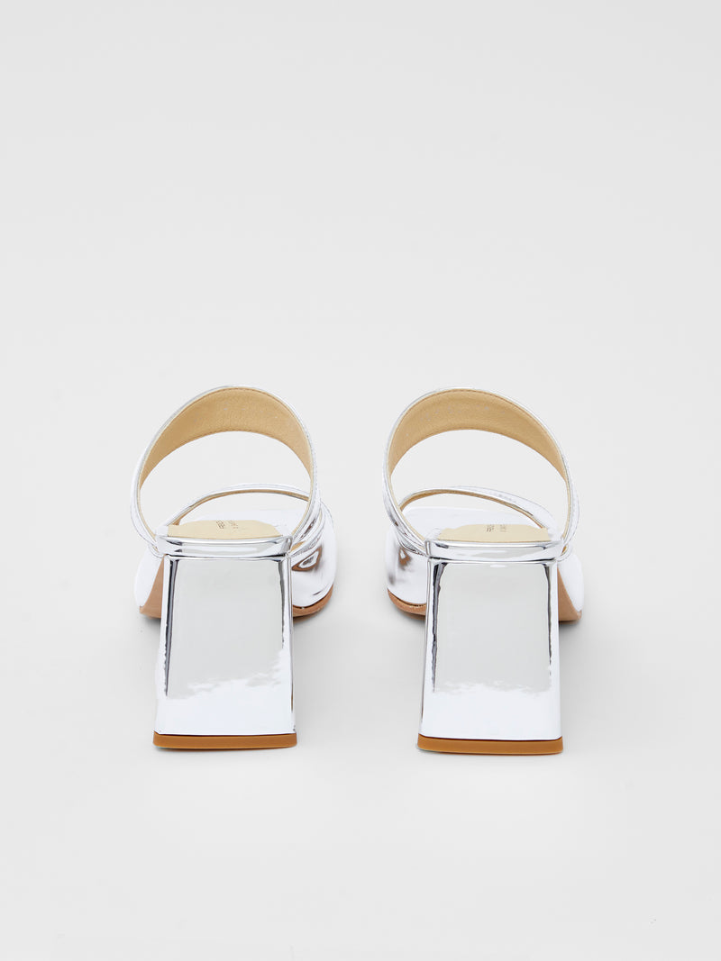 Sadie Mirror Metallic Heels