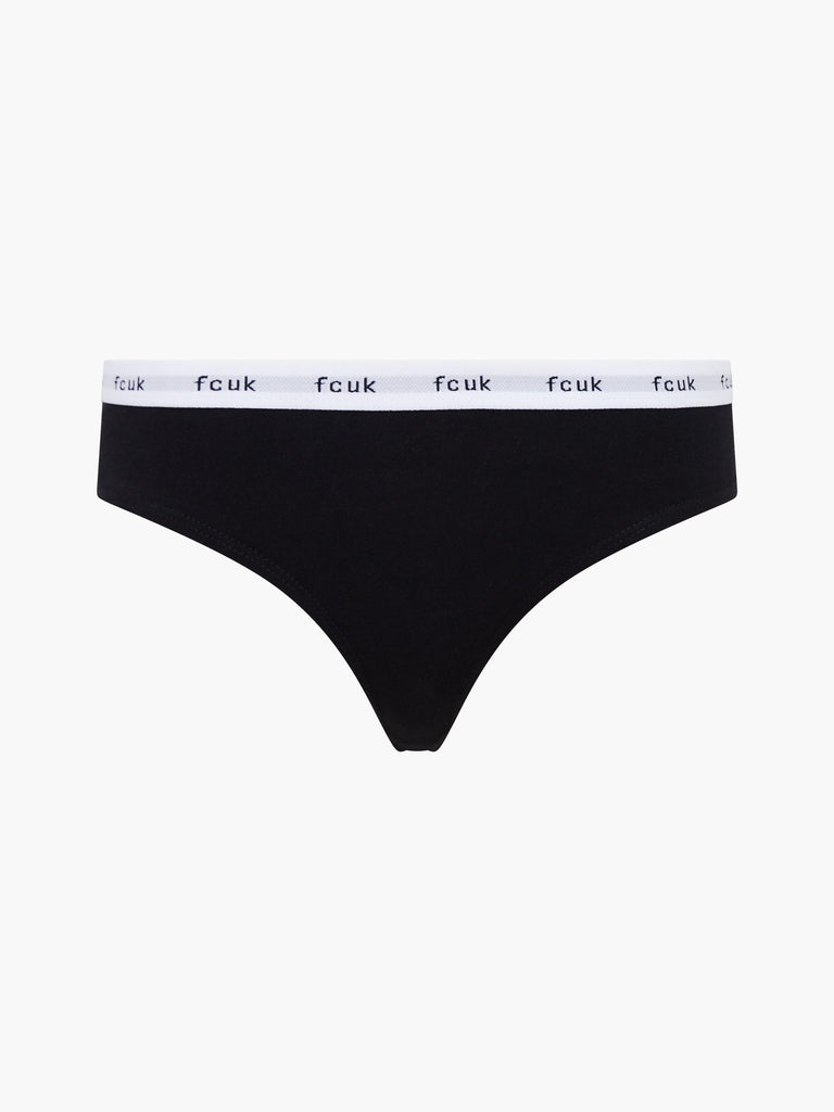 FRENCH CONNECTION FC 3 Pack Logo Briefs in Black/Pink/Grey