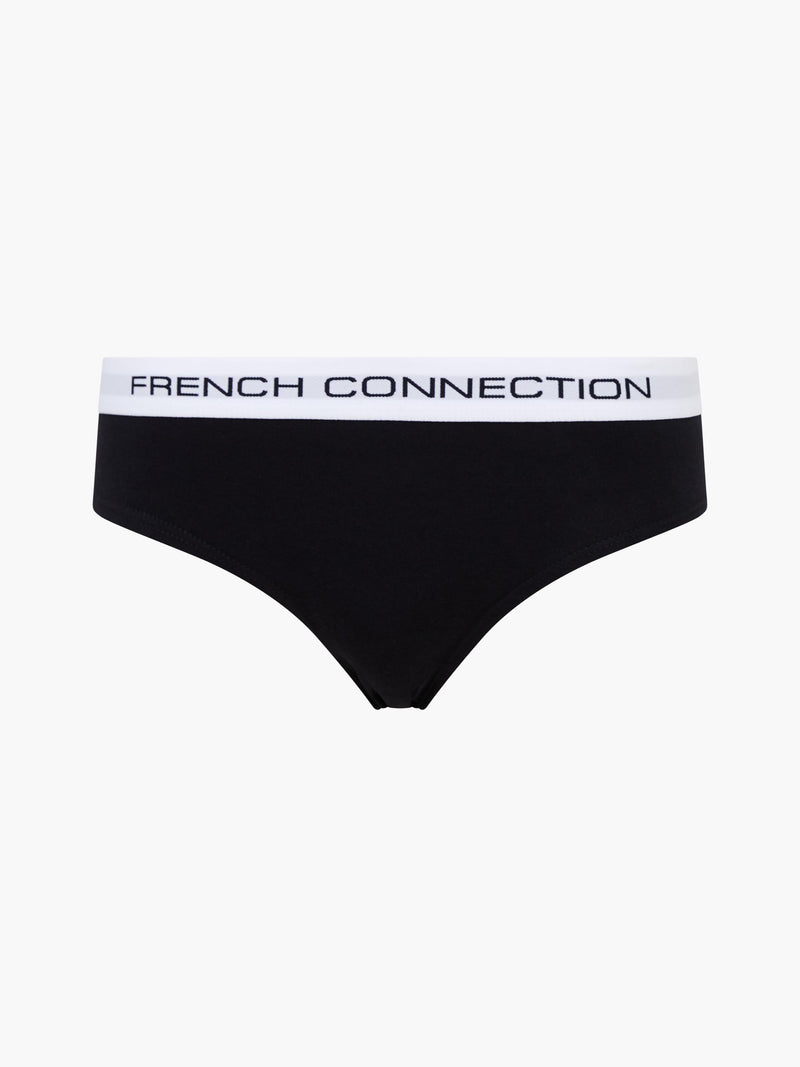 5 Pack French Connection Briefs Black/Black/Black/Grey/Grey