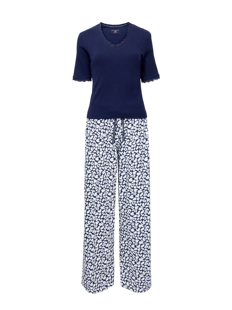 Lace V Heart Pyjamas