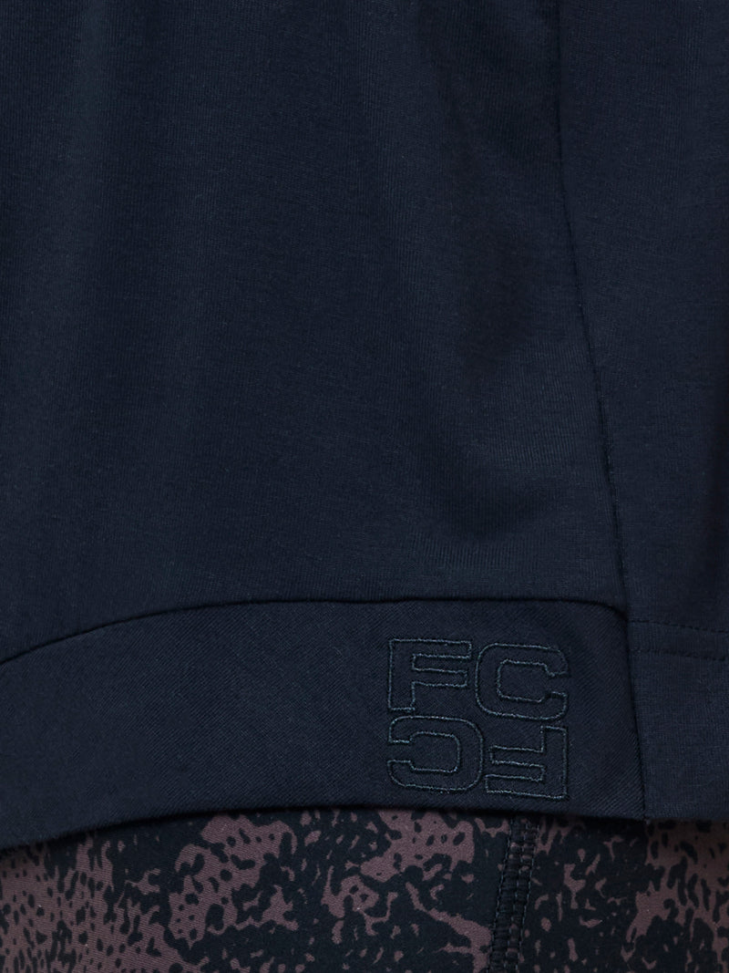 Black Jersey Knot Vest Top