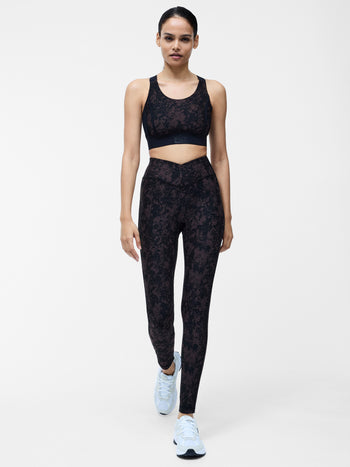 High Impact Printed Sports Bra