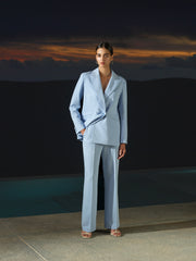 Sammie Tailored Light Blue Straight Leg Trousers