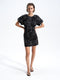 Rhodes Embroidered Puff Sleeve Mini Dress