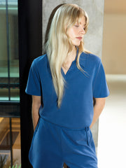 Wren Short Sleeve Polo Top