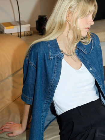 Finley Denim Short Sleeve Shirt