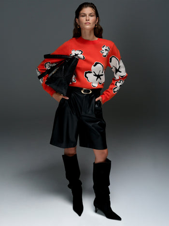 Paislee Floral Jacquard Jumper