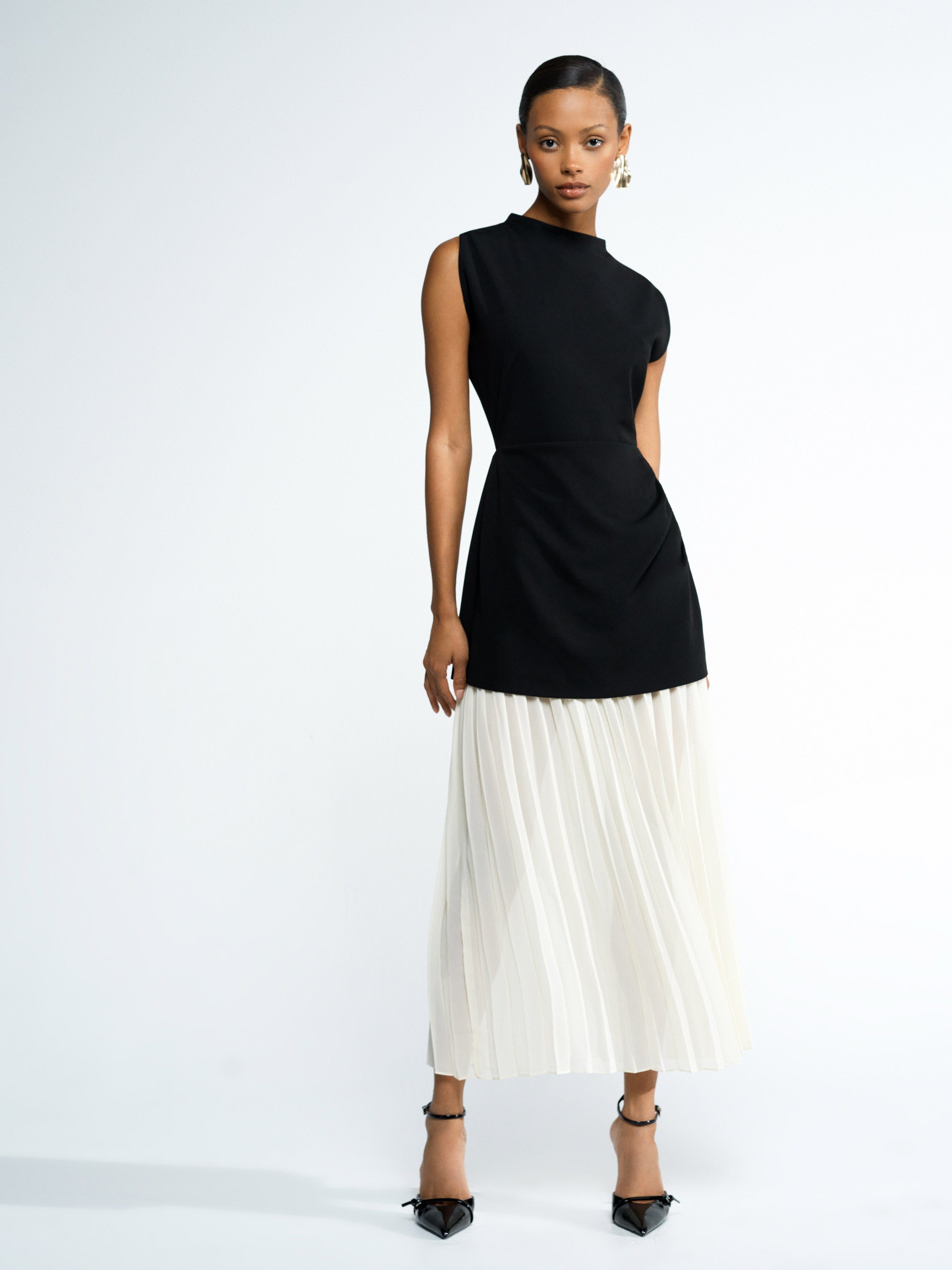 Zion Pleated Skirt Dress Zion Pleated Skirt Dress