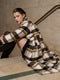 Remi Check Belted Coat