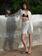 Zoe Lace Cream High Waisted Shorts