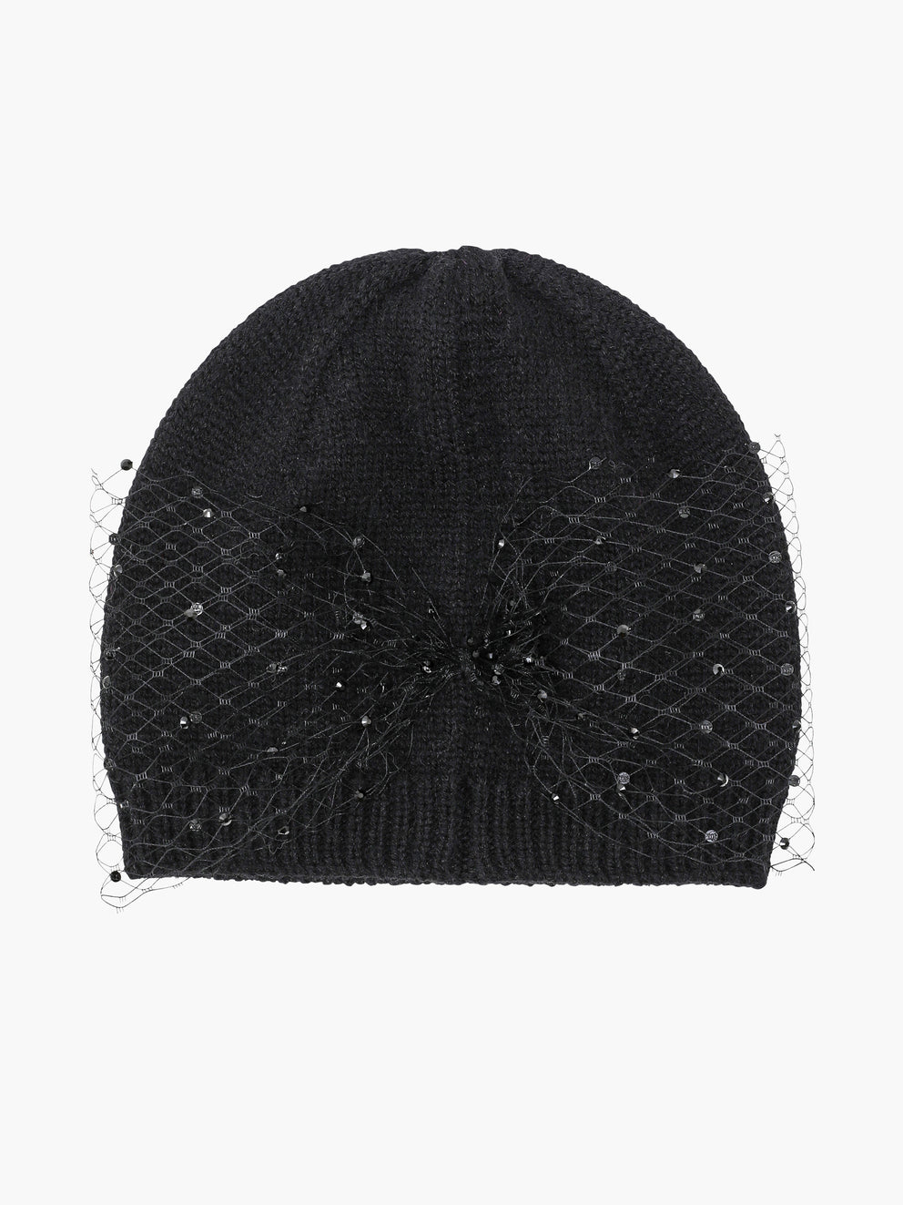 Crystal bow Beanie