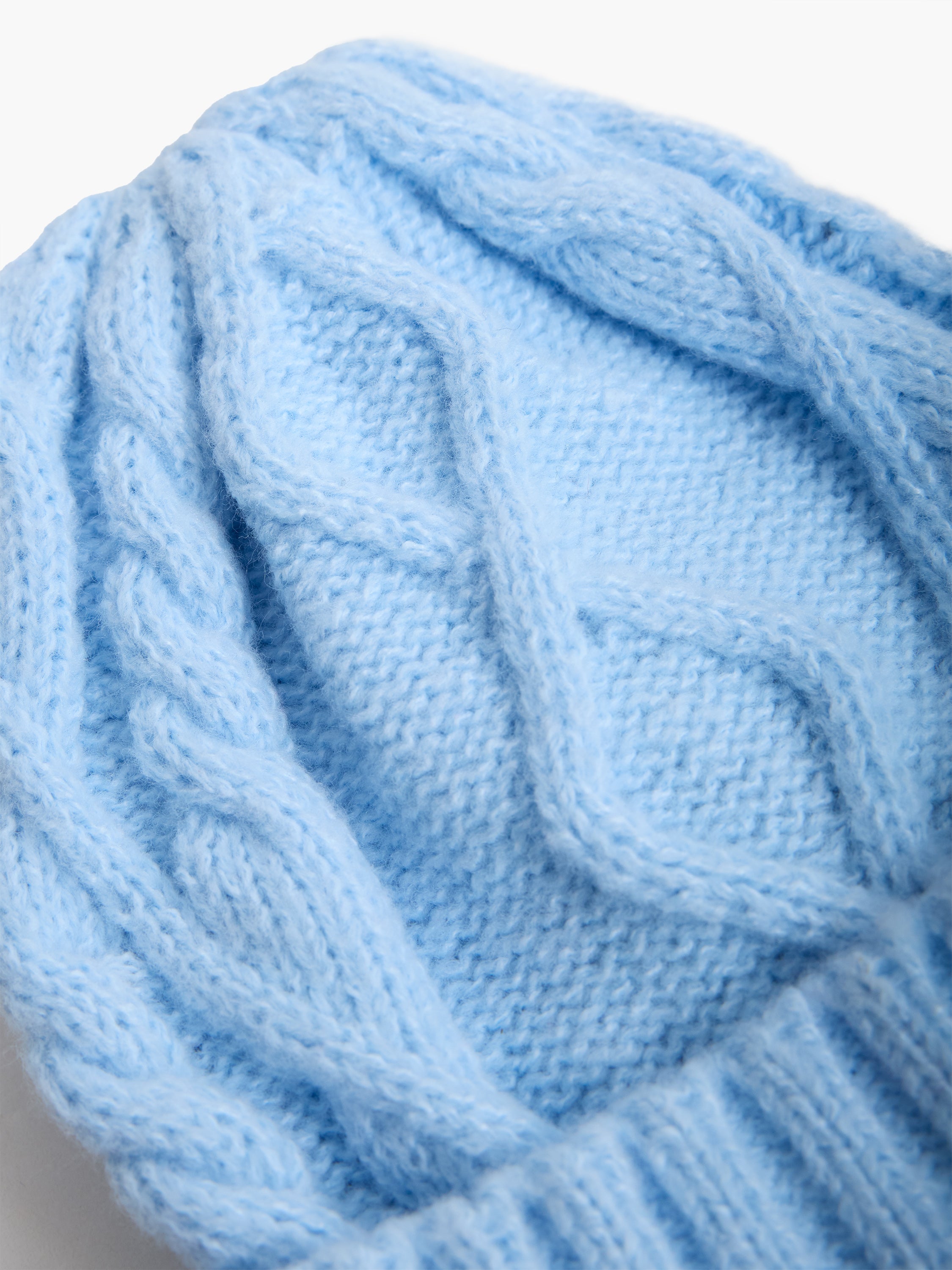 Big Cable Knit Beanie Hat