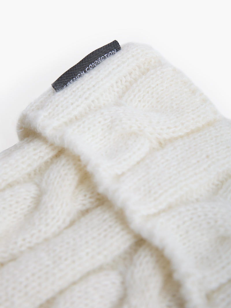 Cable Knit Pom Beanie Hat