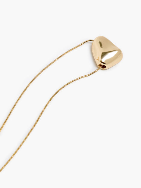Gold Pebble Necklace