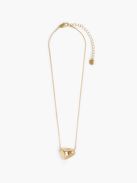 Gold Pebble Necklace